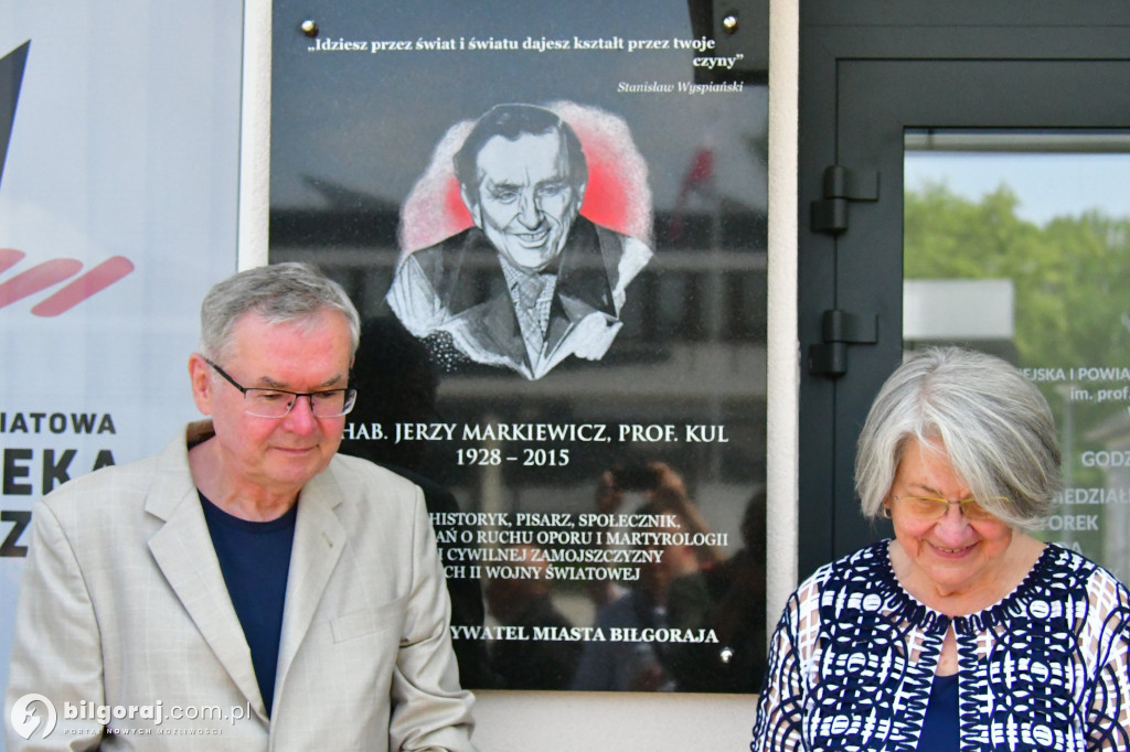 Uczcili prof. Markiewicza. Biłgorajska Biblioteka nazwana jego imieniem