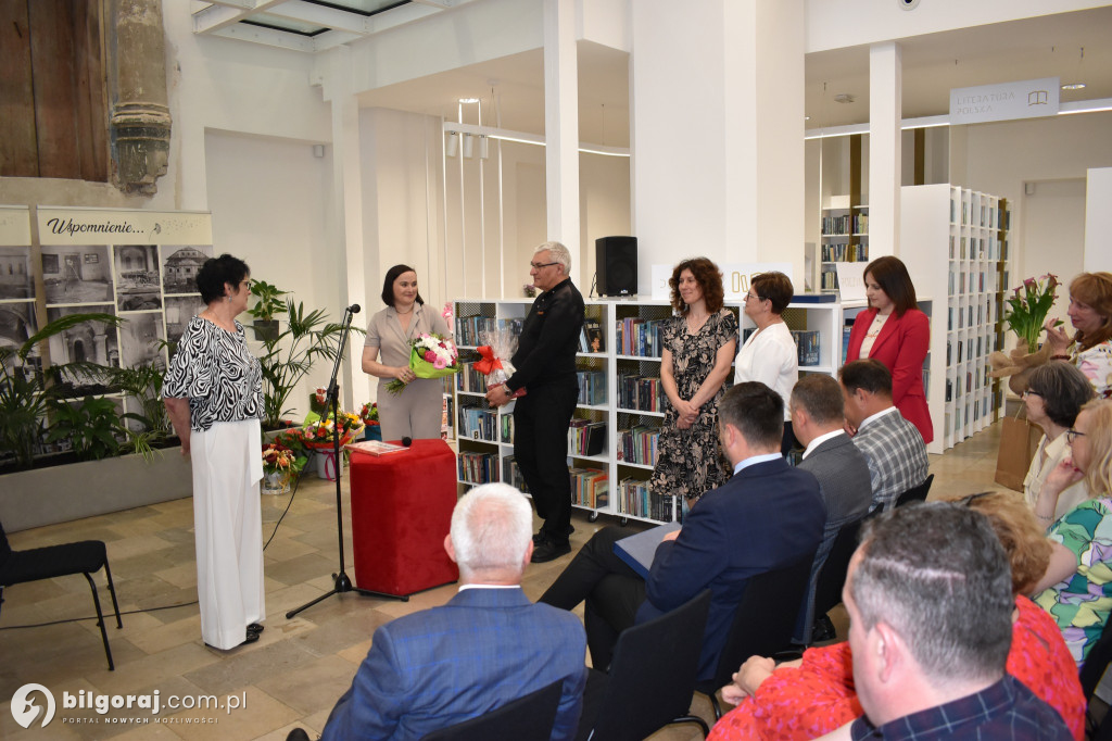 Joanna Puchacz żegna się z Miejską Biblioteką Publiczną w Tarnogrodzie