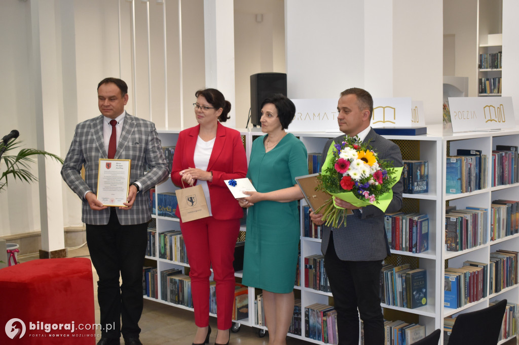 Joanna Puchacz żegna się z Miejską Biblioteką Publiczną w Tarnogrodzie