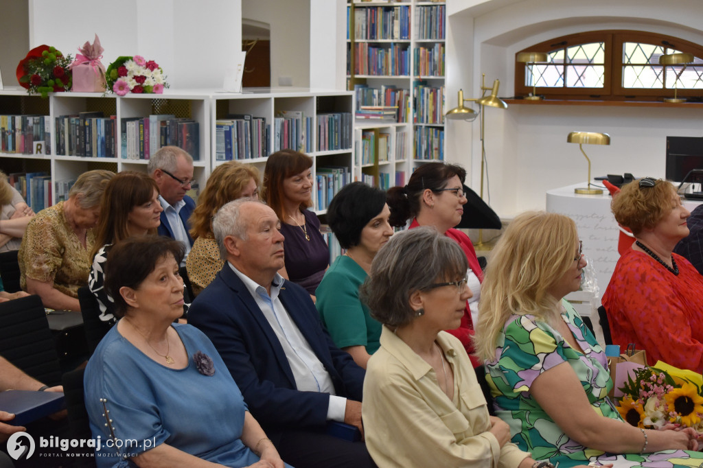 Joanna Puchacz żegna się z Miejską Biblioteką Publiczną w Tarnogrodzie