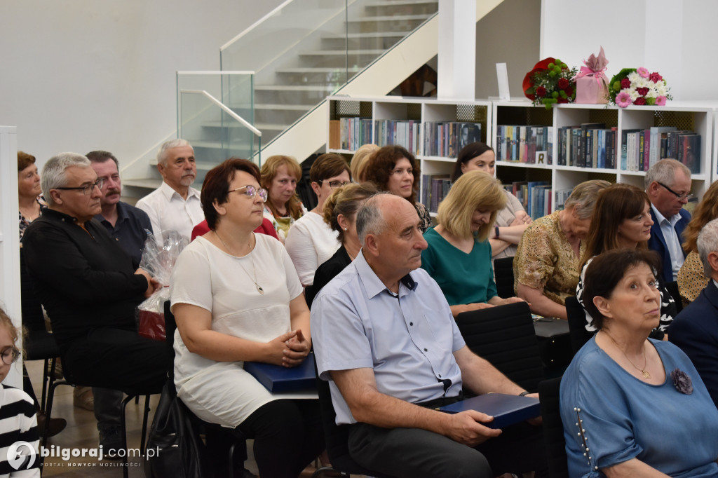 Joanna Puchacz żegna się z Miejską Biblioteką Publiczną w Tarnogrodzie