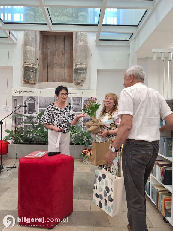 Joanna Puchacz żegna się z Miejską Biblioteką Publiczną w Tarnogrodzie