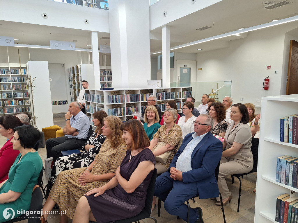 Joanna Puchacz żegna się z Miejską Biblioteką Publiczną w Tarnogrodzie