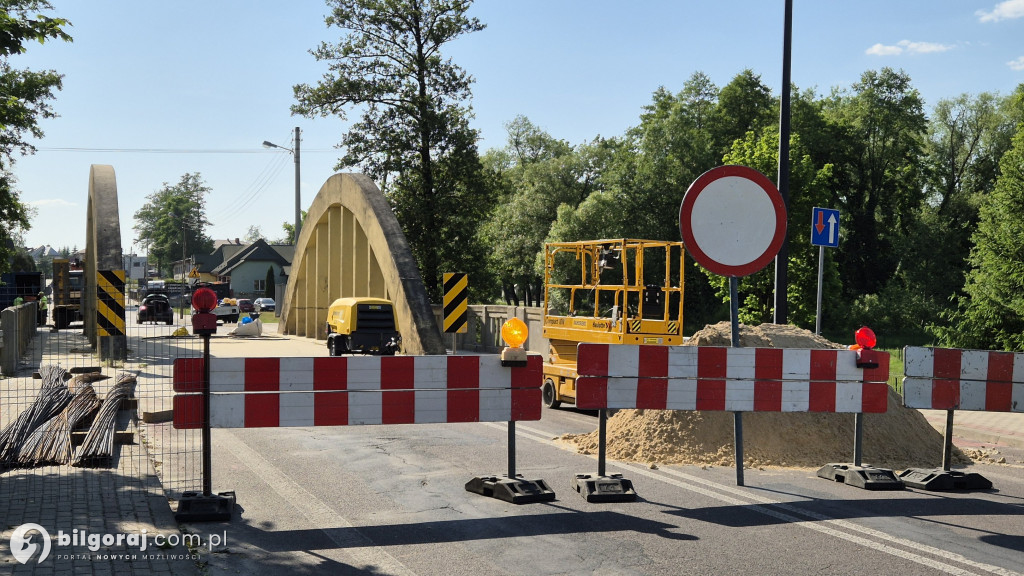 Trwa remont mostu na ulicy Lubelskiej w Biłgoraju!