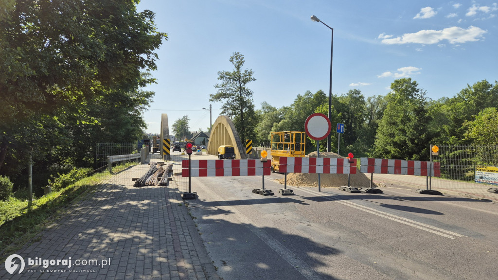 Trwa remont mostu na ulicy Lubelskiej w Biłgoraju!