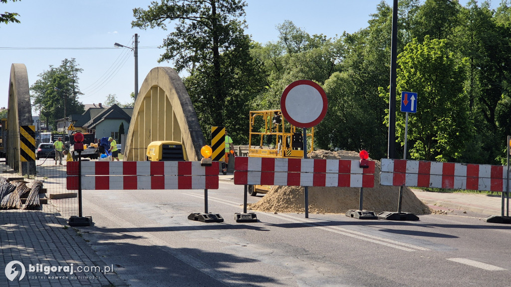 Trwa remont mostu na ulicy Lubelskiej w Biłgoraju!