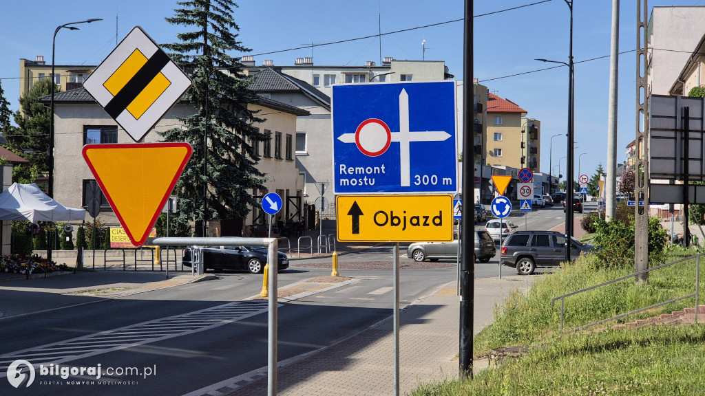Trwa remont mostu na ulicy Lubelskiej w Biłgoraju!