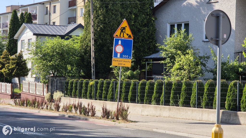 Trwa remont mostu na ulicy Lubelskiej w Biłgoraju!