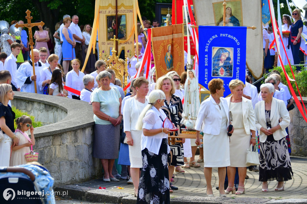 Boże Ciało. Procesje Eucharystyczne przeszły ulicami Biłgoraja