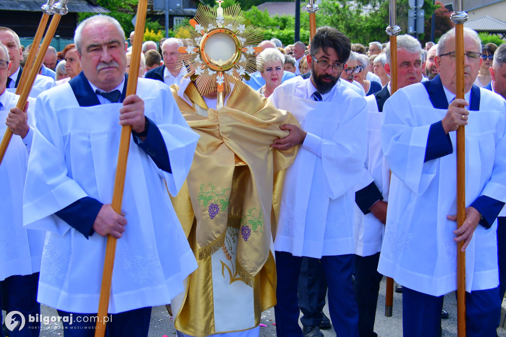 Boże Ciało. Procesje Eucharystyczne przeszły ulicami Biłgoraja