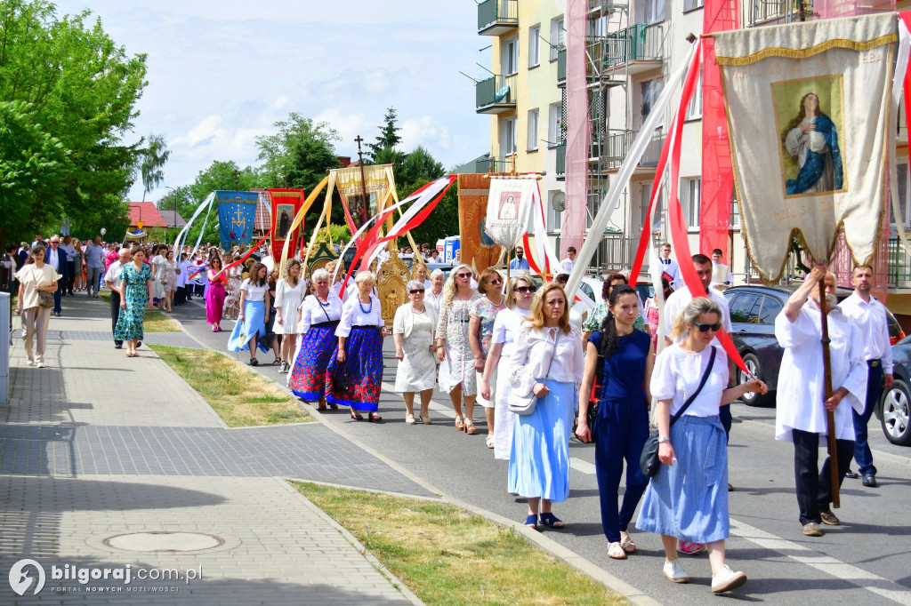 Boże Ciało. Procesje Eucharystyczne przeszły ulicami Biłgoraja