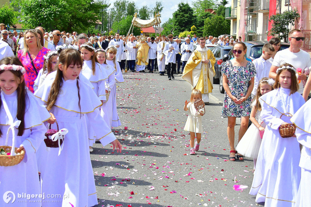Boże Ciało. Procesje Eucharystyczne przeszły ulicami Biłgoraja
