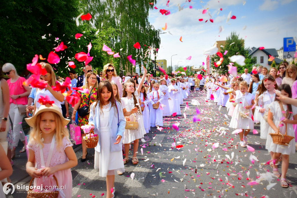 Boże Ciało. Procesje Eucharystyczne przeszły ulicami Biłgoraja