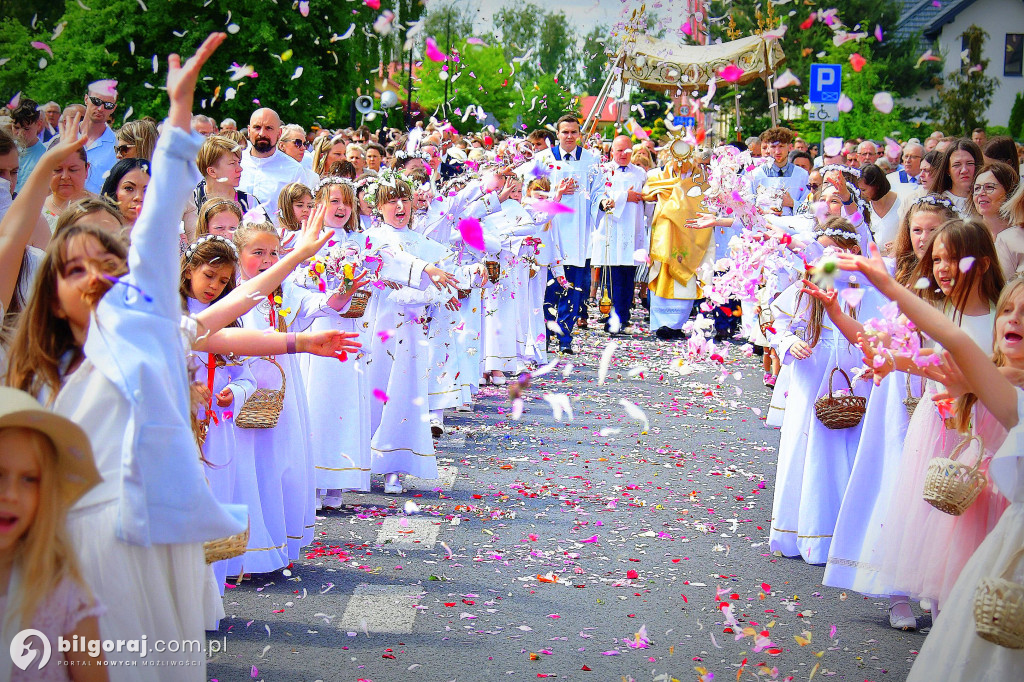 Boże Ciało. Procesje Eucharystyczne przeszły ulicami Biłgoraja
