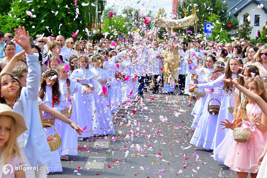 Boże Ciało. Procesje Eucharystyczne przeszły ulicami Biłgoraja