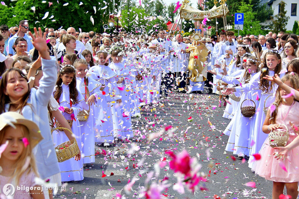 Boże Ciało. Procesje Eucharystyczne przeszły ulicami Biłgoraja