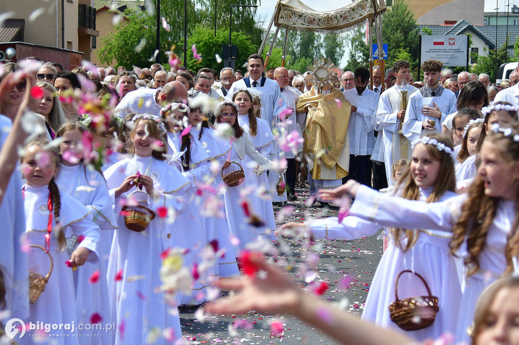 Boże Ciało. Procesje Eucharystyczne przeszły ulicami Biłgoraja