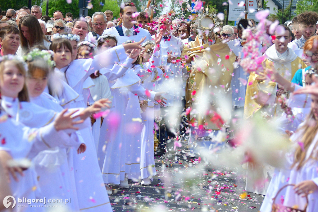 Boże Ciało. Procesje Eucharystyczne przeszły ulicami Biłgoraja
