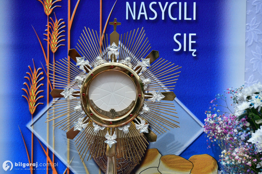 Boże Ciało. Procesje Eucharystyczne przeszły ulicami Biłgoraja