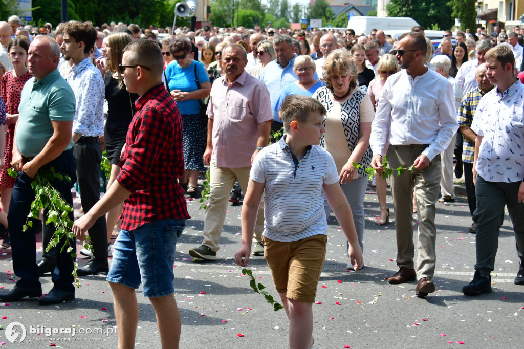 Boże Ciało. Procesje Eucharystyczne przeszły ulicami Biłgoraja