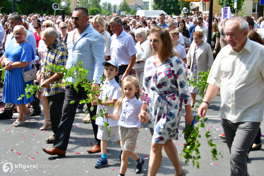 Boże Ciało. Procesje Eucharystyczne przeszły ulicami Biłgoraja