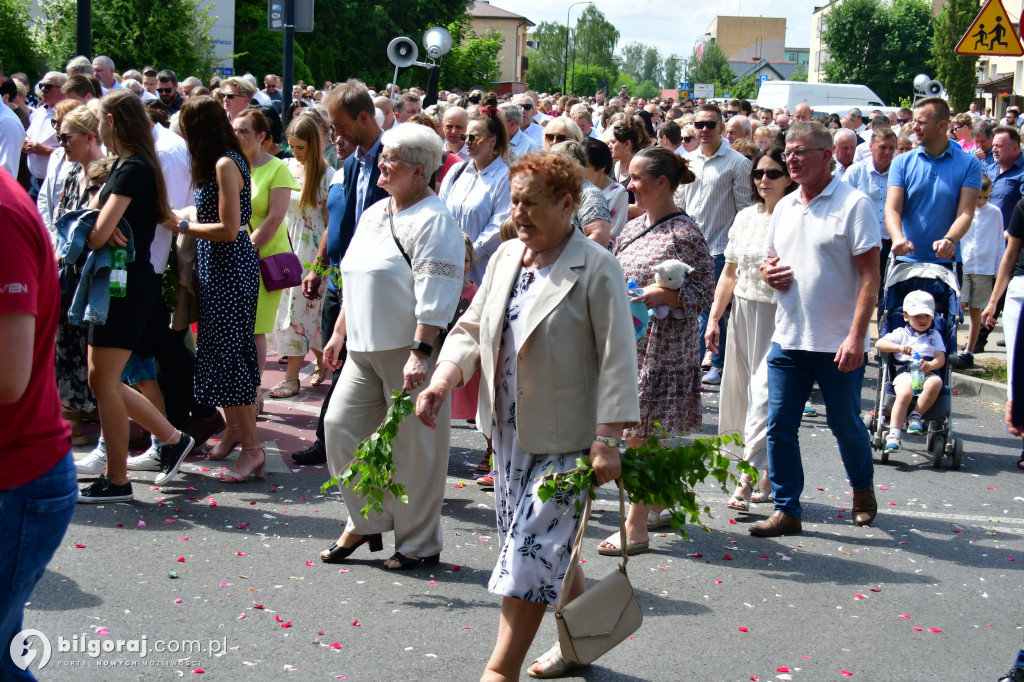 Boże Ciało. Procesje Eucharystyczne przeszły ulicami Biłgoraja