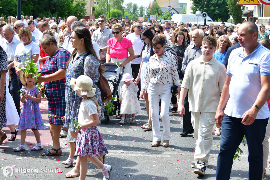 Boże Ciało. Procesje Eucharystyczne przeszły ulicami Biłgoraja