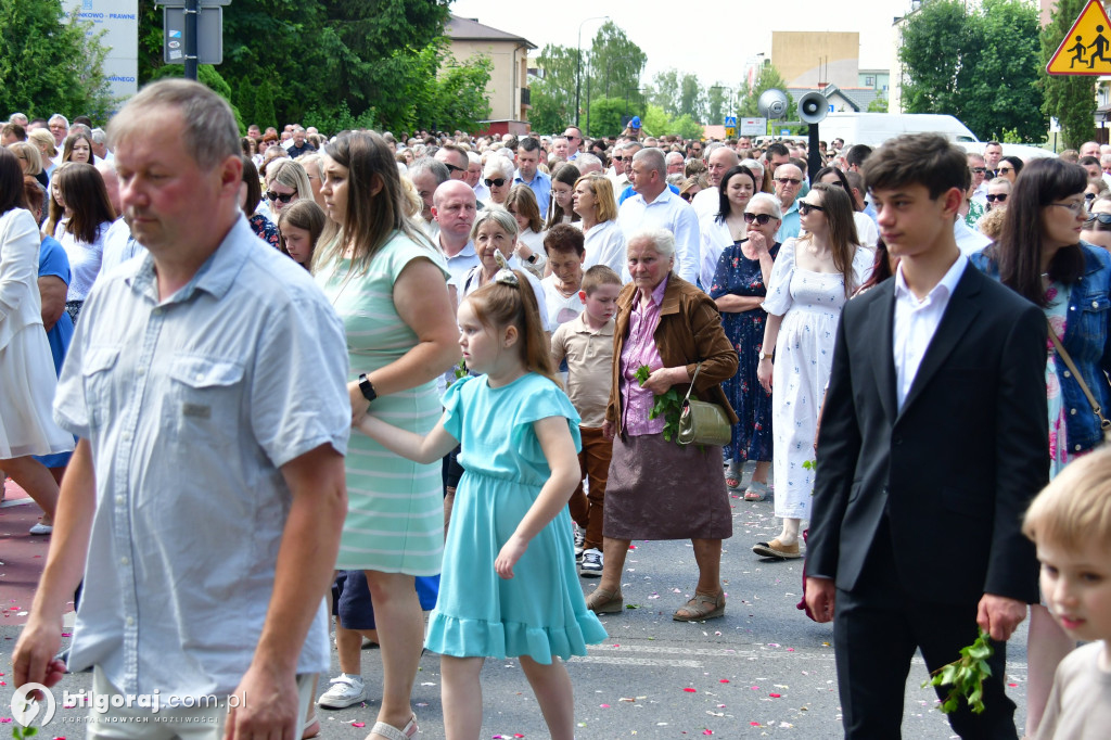 Boże Ciało. Procesje Eucharystyczne przeszły ulicami Biłgoraja