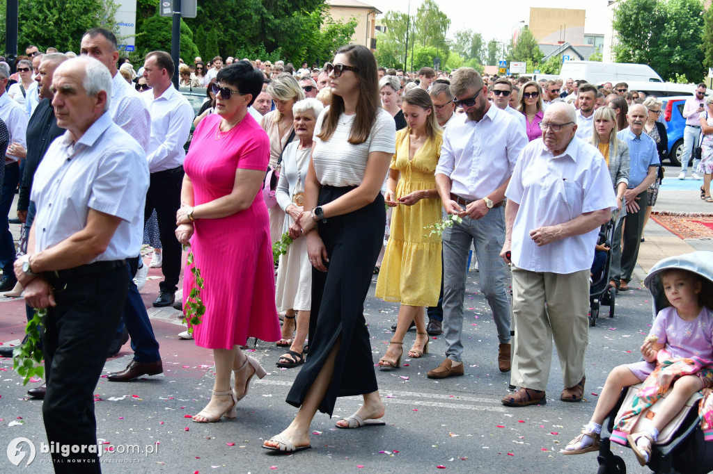 Boże Ciało. Procesje Eucharystyczne przeszły ulicami Biłgoraja