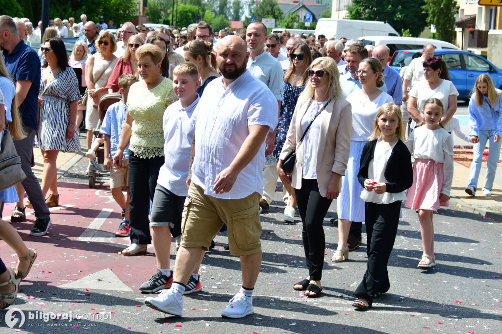 Boże Ciało. Procesje Eucharystyczne przeszły ulicami Biłgoraja