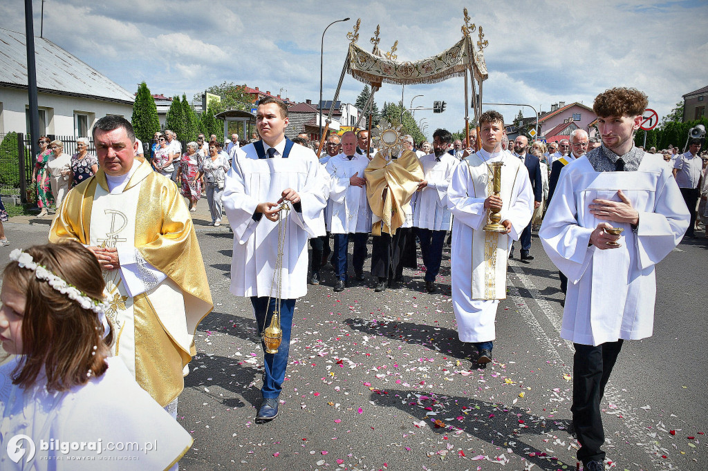 Boże Ciało. Procesje Eucharystyczne przeszły ulicami Biłgoraja