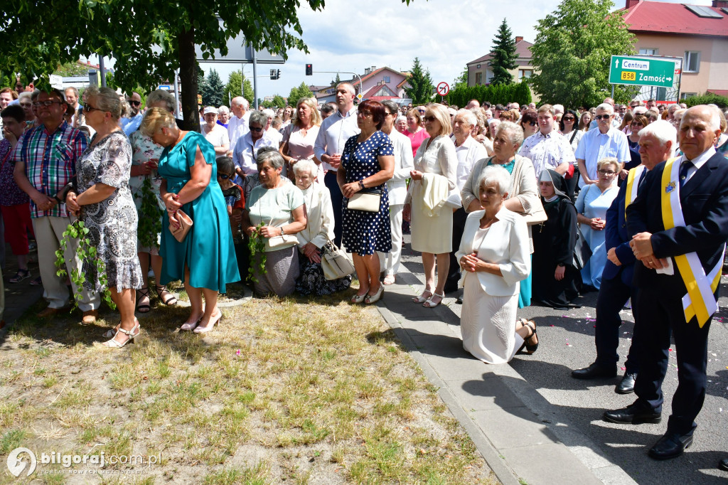 Boże Ciało. Procesje Eucharystyczne przeszły ulicami Biłgoraja