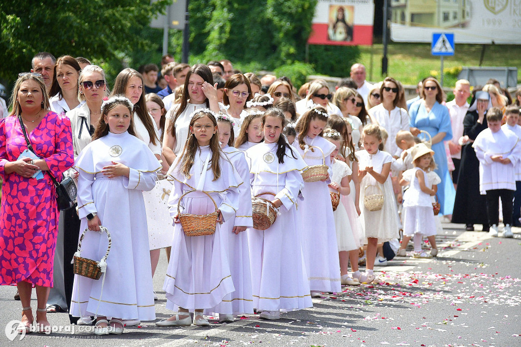 Boże Ciało. Procesje Eucharystyczne przeszły ulicami Biłgoraja