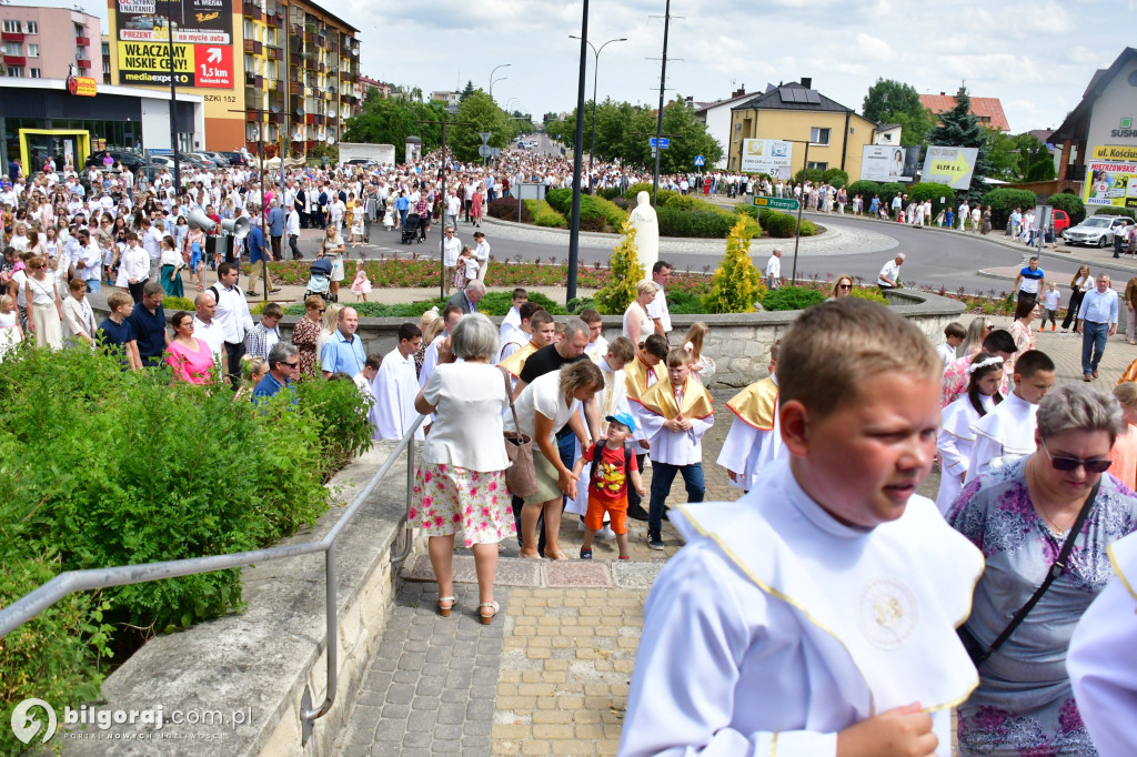 Boże Ciało. Procesje Eucharystyczne przeszły ulicami Biłgoraja