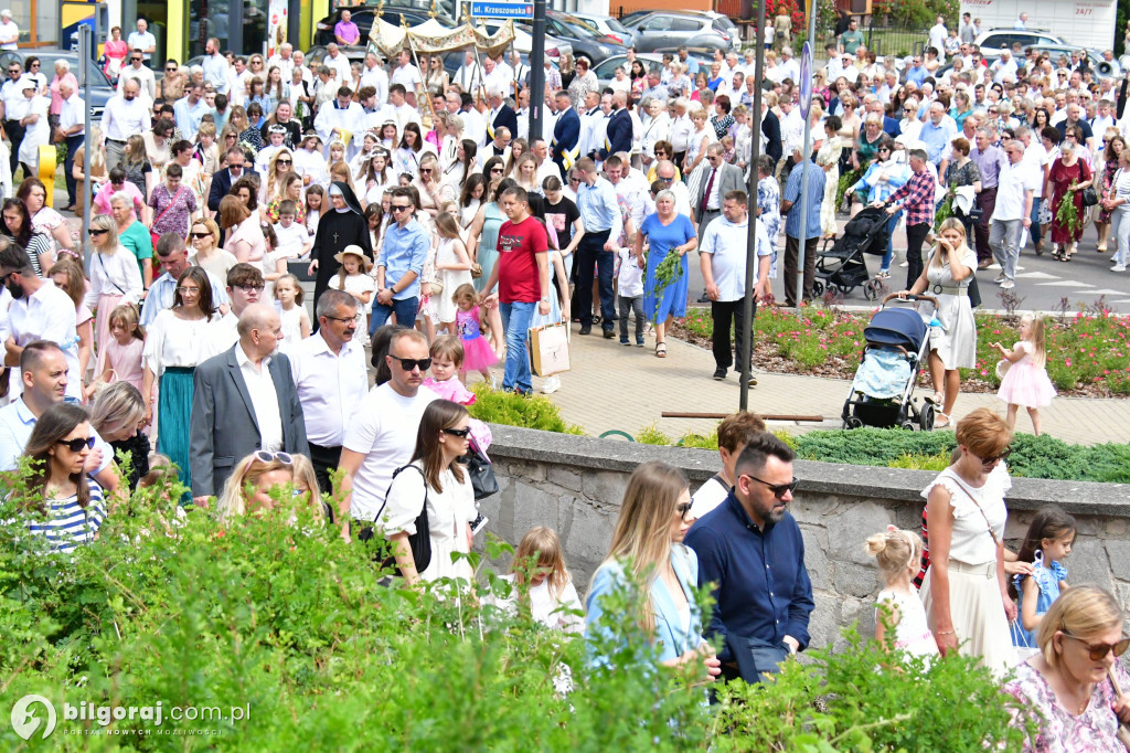 Boże Ciało. Procesje Eucharystyczne przeszły ulicami Biłgoraja