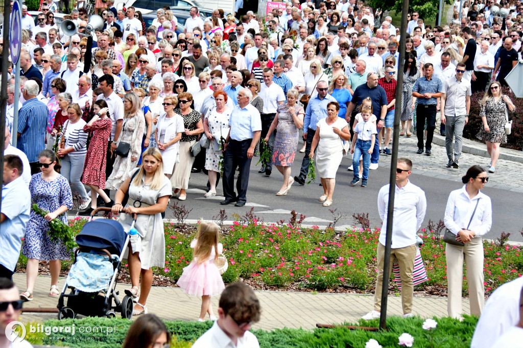 Boże Ciało. Procesje Eucharystyczne przeszły ulicami Biłgoraja