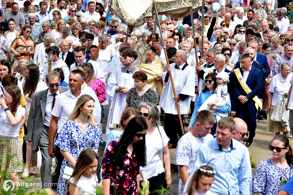 Boże Ciało. Procesje Eucharystyczne przeszły ulicami Biłgoraja