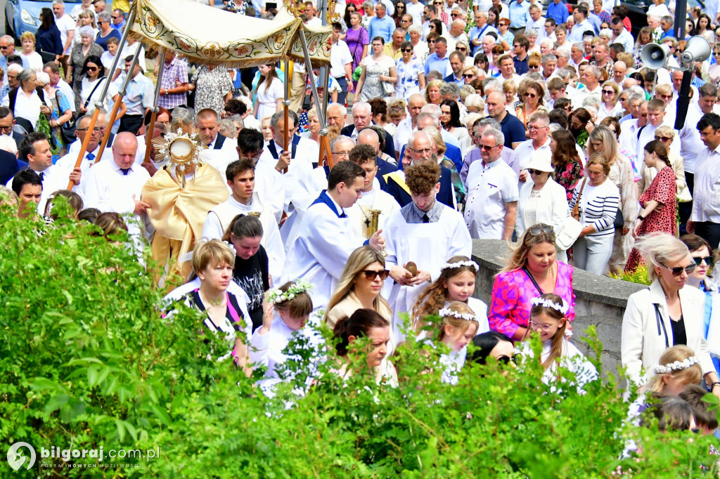 Boże Ciało. Procesje Eucharystyczne przeszły ulicami Biłgoraja