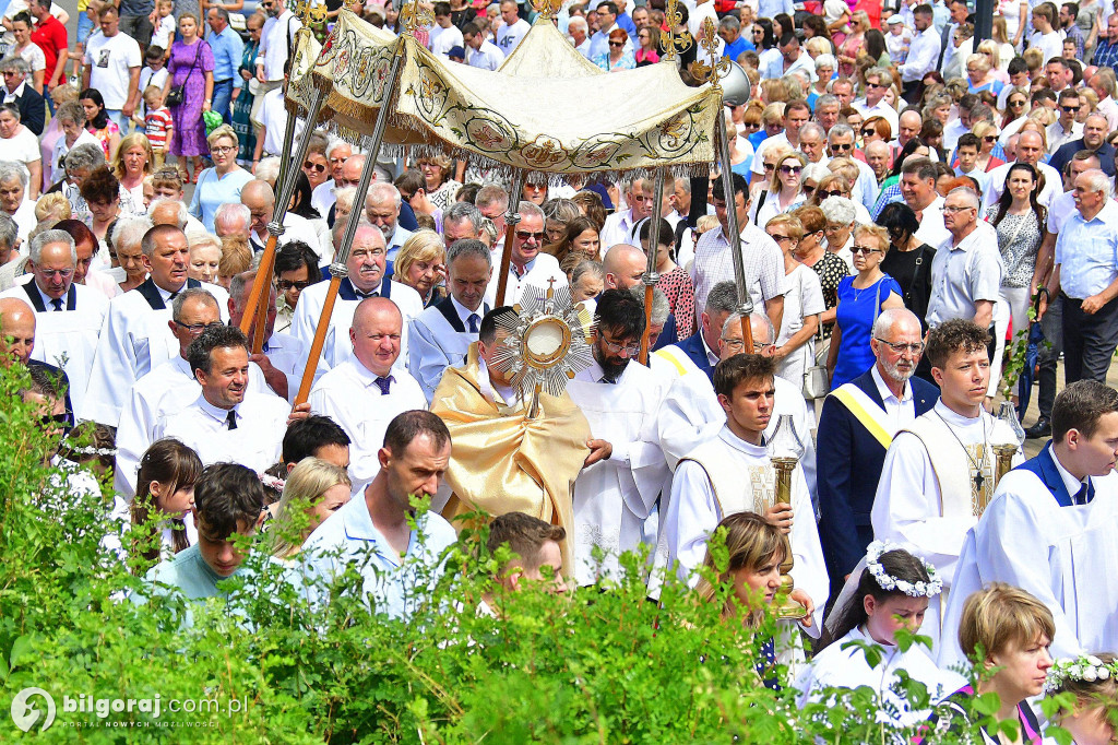 Boże Ciało. Procesje Eucharystyczne przeszły ulicami Biłgoraja