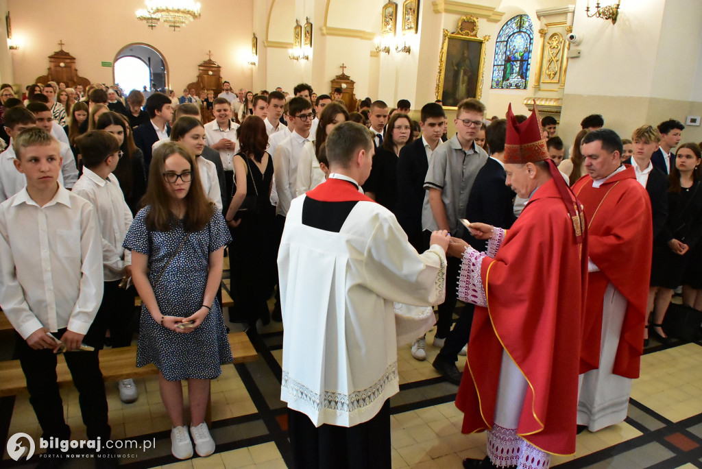 Bierzmowanie w biłgorajskim sanktuarium