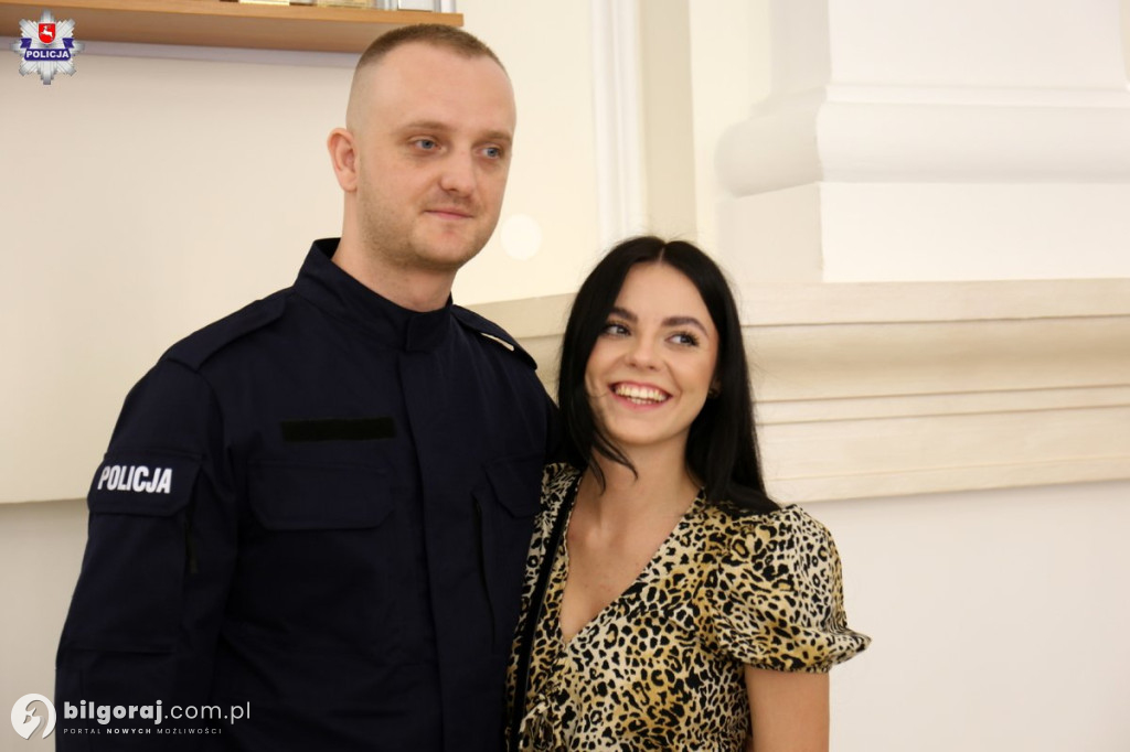 Nowi policjanci w biłgorajskiej Komendzie