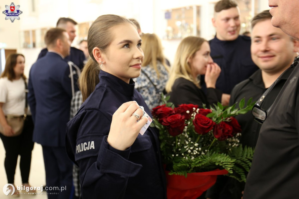 Nowi policjanci w biłgorajskiej Komendzie
