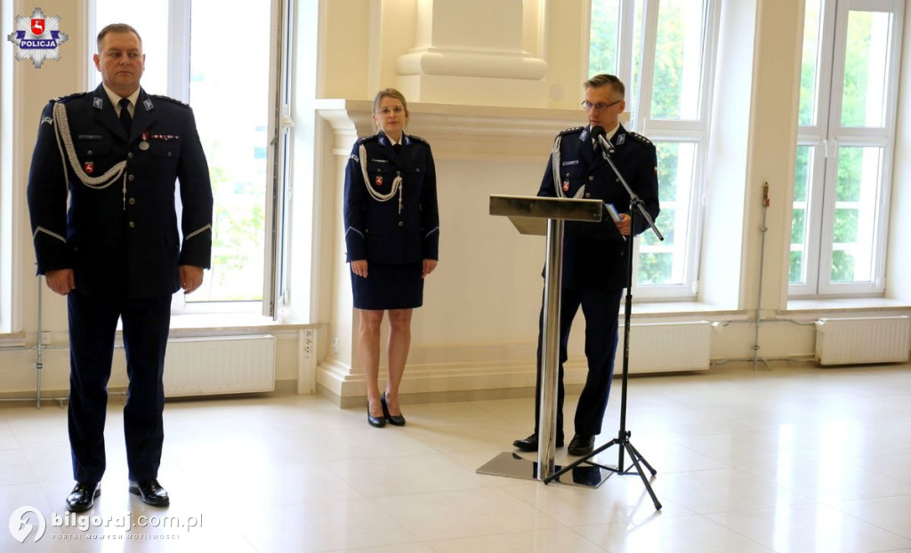 Nowi policjanci w biłgorajskiej Komendzie