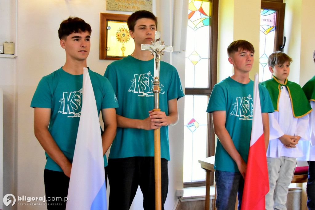  Dąbrowica: Młodzież na letnim obozie formacyjnym KSM