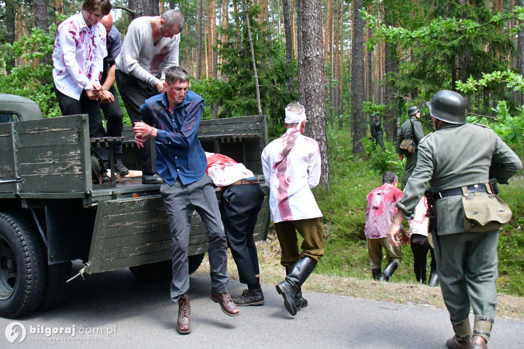 Inspenizacja historyczna niemieckiego mordu polkisch partyzantów