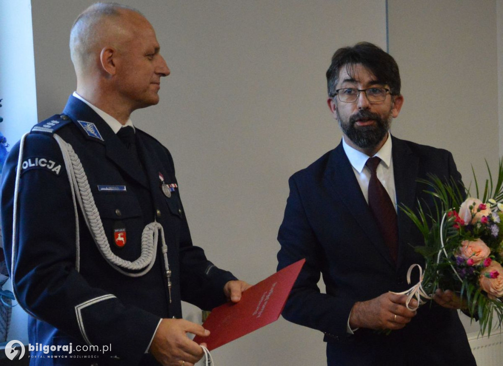 Obchody święta Policji w Komendzie Powiatowej Policji w Biłgoraju