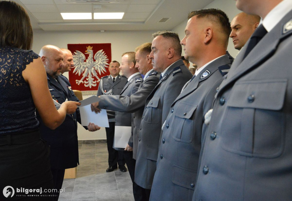 Obchody święta Policji w Komendzie Powiatowej Policji w Biłgoraju