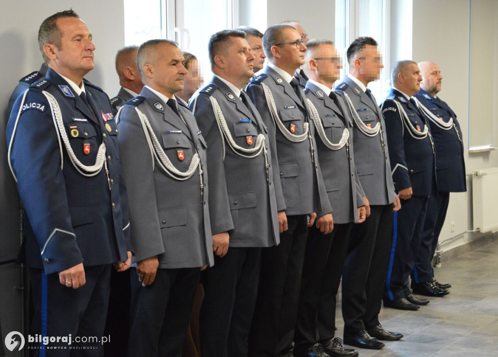 Obchody święta Policji w Komendzie Powiatowej Policji w Biłgoraju