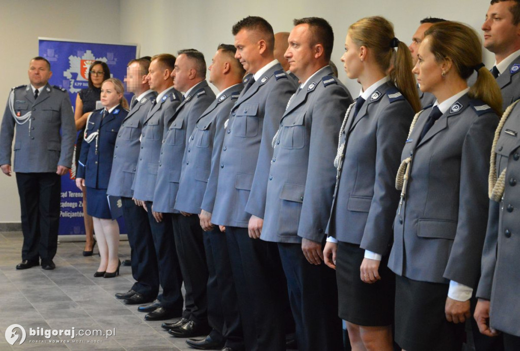 Obchody święta Policji w Komendzie Powiatowej Policji w Biłgoraju