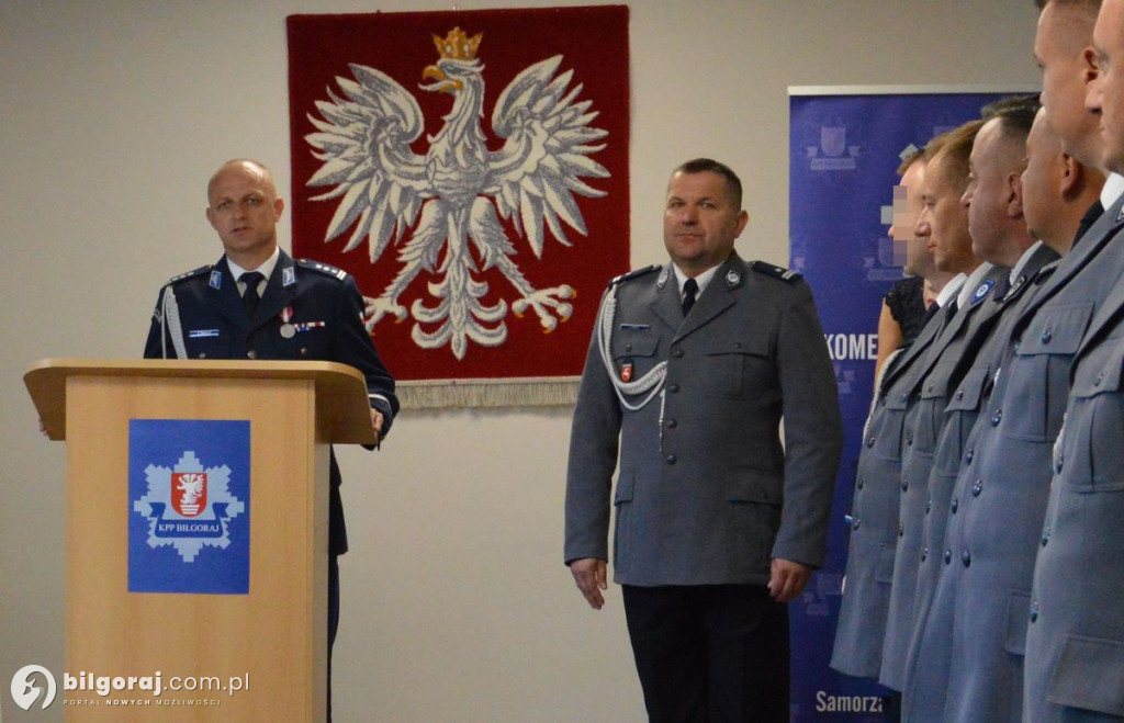 Obchody święta Policji w Komendzie Powiatowej Policji w Biłgoraju